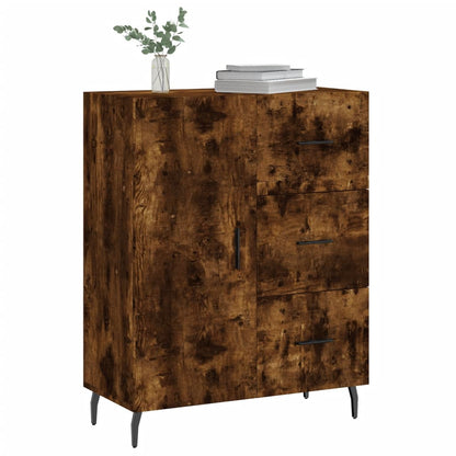 Sideboard Räuchereiche 69,5x34x90 cm Holzwerkstoff