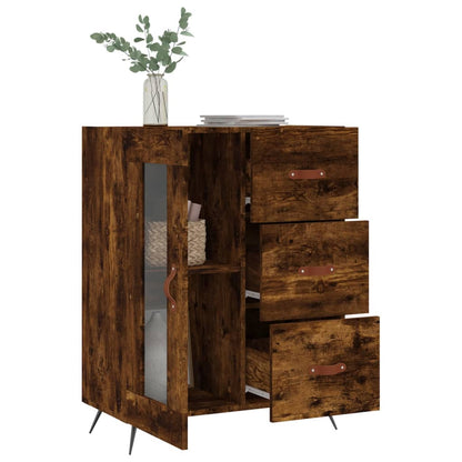 Sideboard Räuchereiche 69,5x34x90 cm Holzwerkstoff