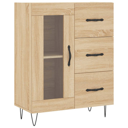 Sideboard Sonoma-Eiche 69,5x34x90 cm Holzwerkstoff