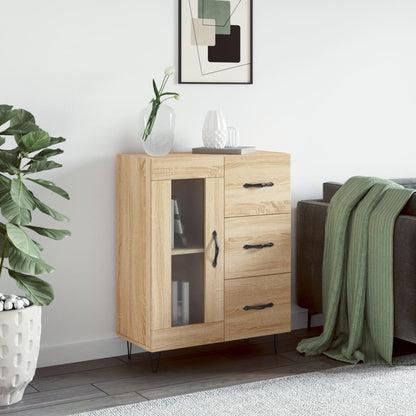 Sideboard Sonoma-Eiche 69,5x34x90 cm Holzwerkstoff