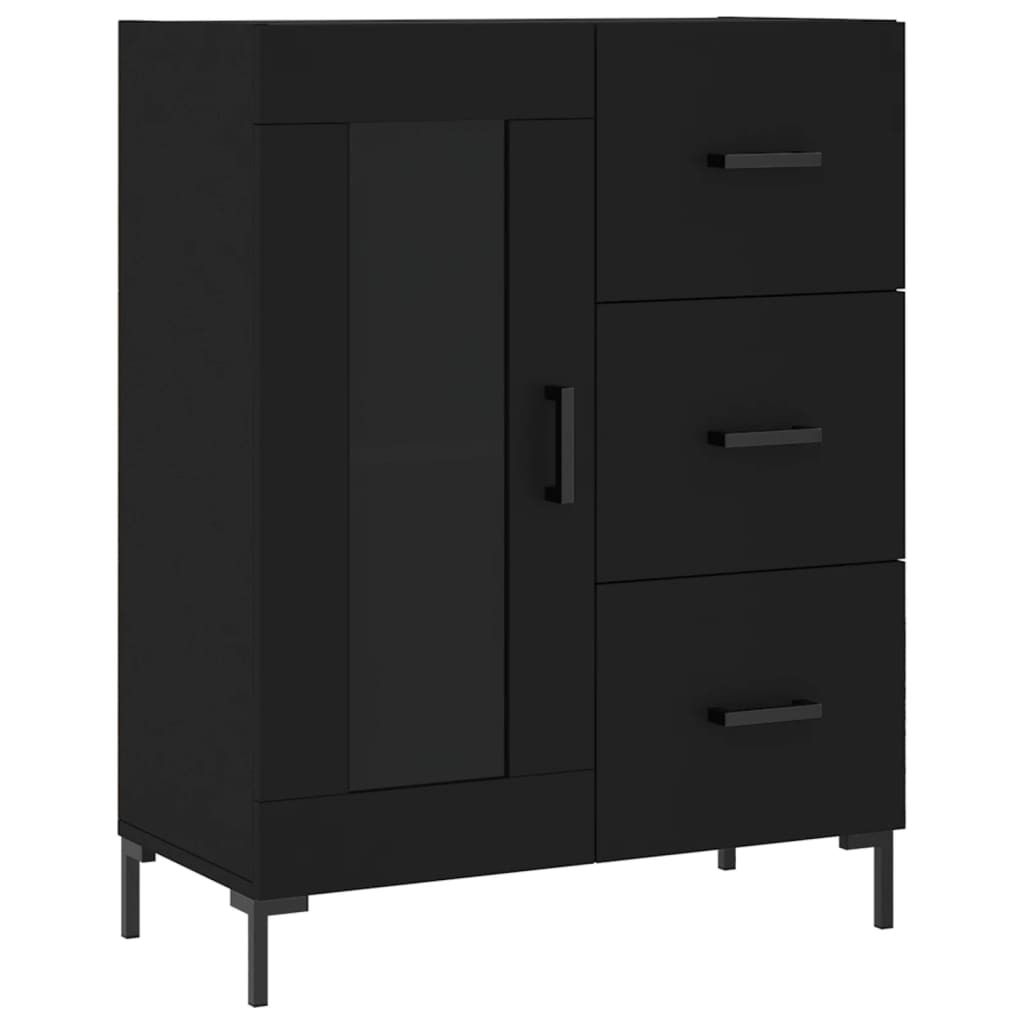 Sideboard Schwarz 69,5x34x90 cm Holzwerkstoff