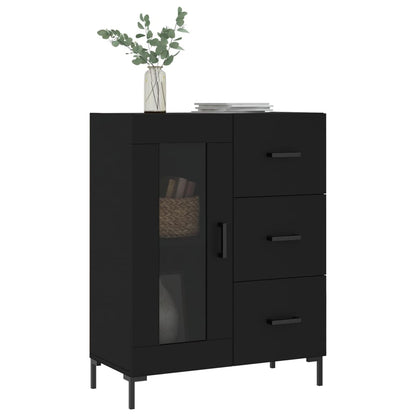 Sideboard Schwarz 69,5x34x90 cm Holzwerkstoff