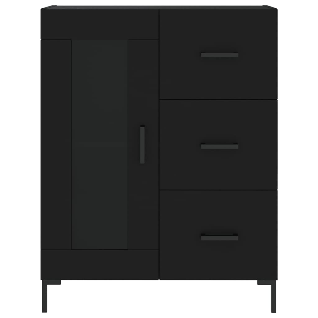 Sideboard Schwarz 69,5x34x90 cm Holzwerkstoff