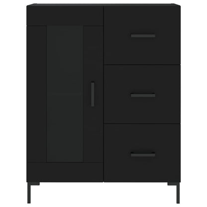 Sideboard Schwarz 69,5x34x90 cm Holzwerkstoff