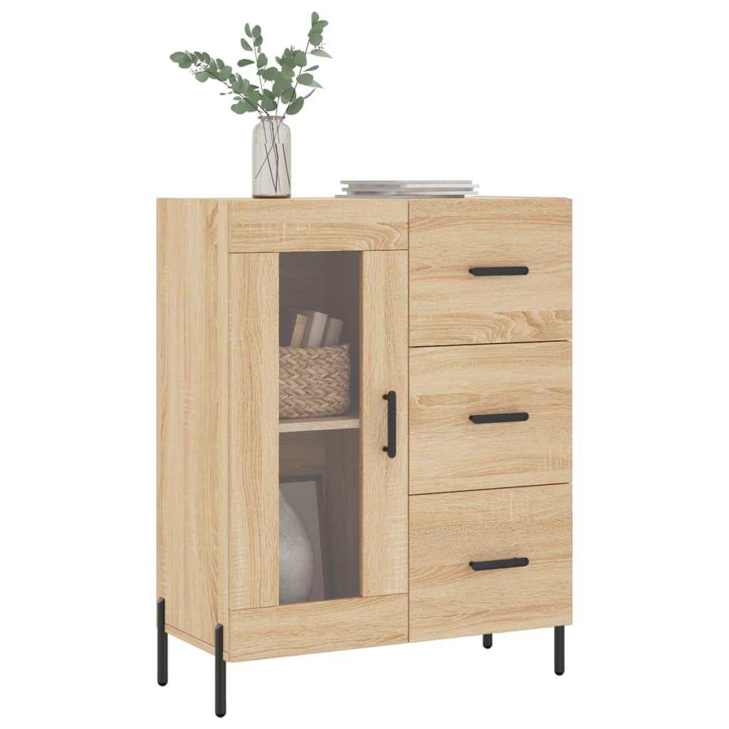 Sideboard Sonoma-Eiche 69,5x34x90 cm Holzwerkstoff