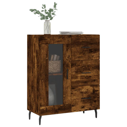 Sideboard Räuchereiche 69,5x34x90 cm Holzwerkstoff