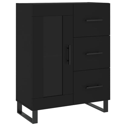 Sideboard Schwarz 69,5x34x90 cm Holzwerkstoff