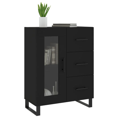 Sideboard Schwarz 69,5x34x90 cm Holzwerkstoff