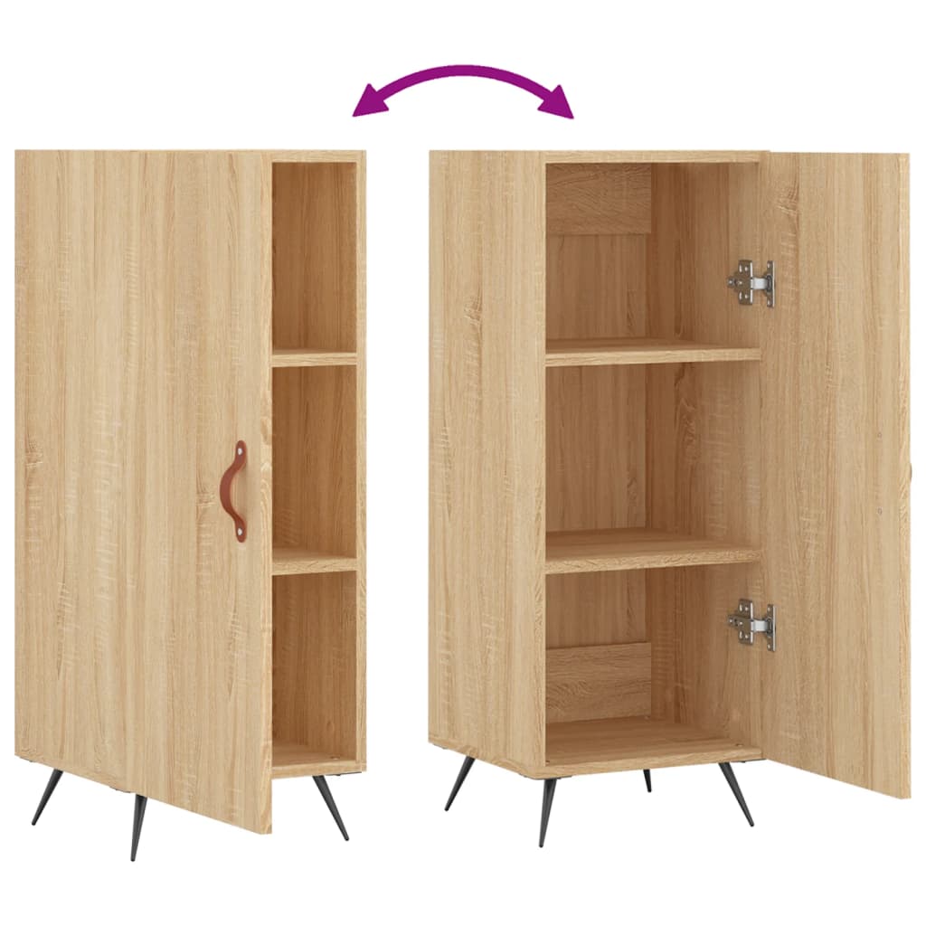 Sideboard Sonoma-Eiche 34,5x34x90 cm Holzwerkstoff