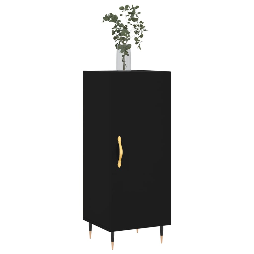 Sideboard Schwarz 34,5x34x90 cm Holzwerkstoff