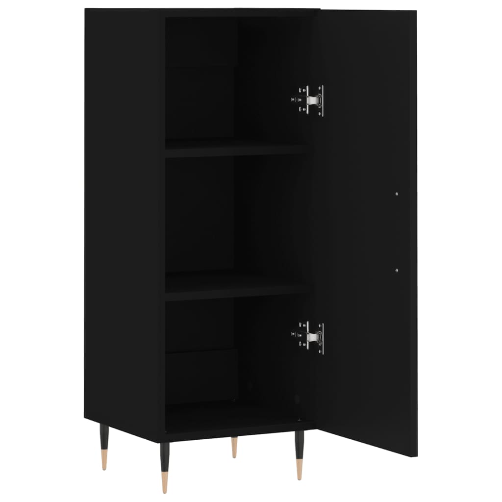 Sideboard Schwarz 34,5x34x90 cm Holzwerkstoff