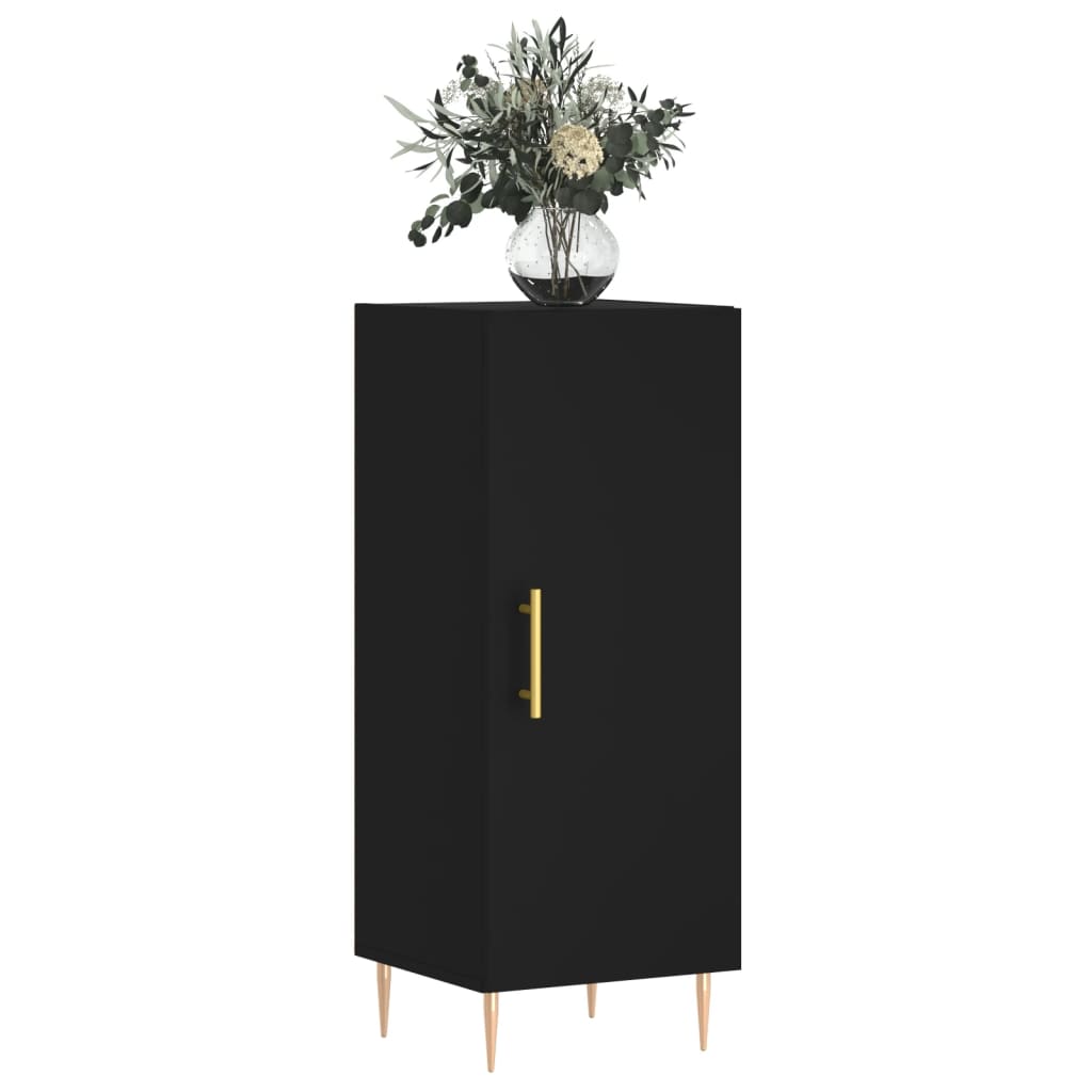 Sideboard Schwarz 34,5x34x90 cm Holzwerkstoff