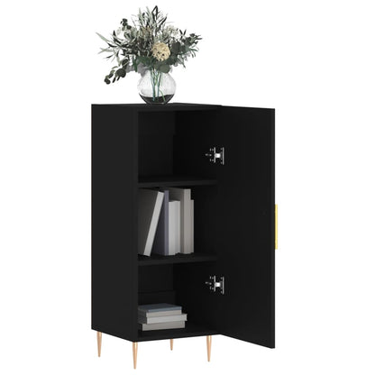 Sideboard Schwarz 34,5x34x90 cm Holzwerkstoff