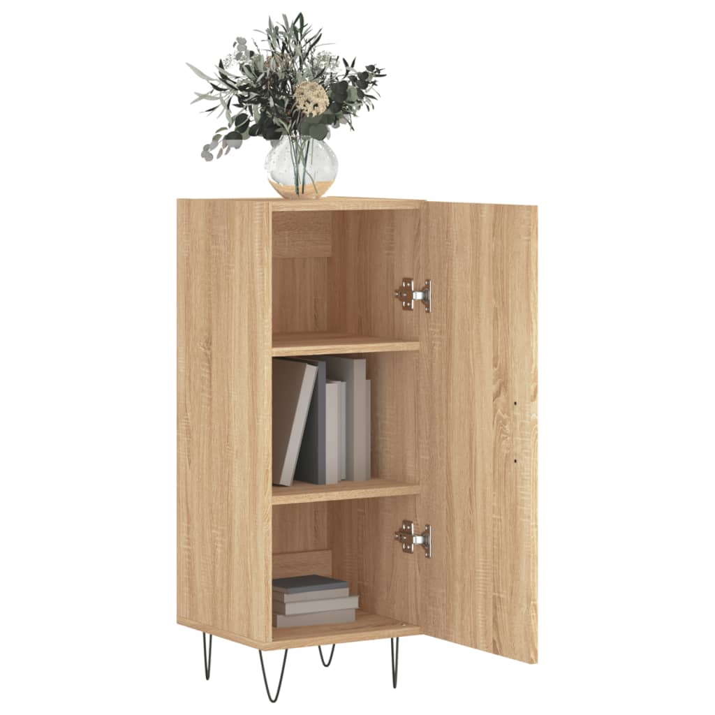 Sideboard Sonoma-Eiche 34,5x34x90 cm Holzwerkstoff