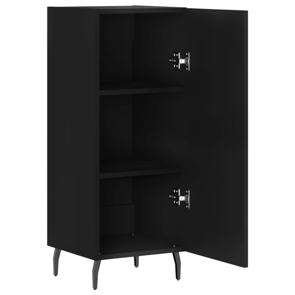 Sideboard Schwarz 34,5x34x90 cm Holzwerkstoff