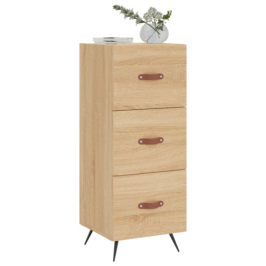 Sideboard Sonoma-Eiche 34,5x34x90 cm Holzwerkstoff