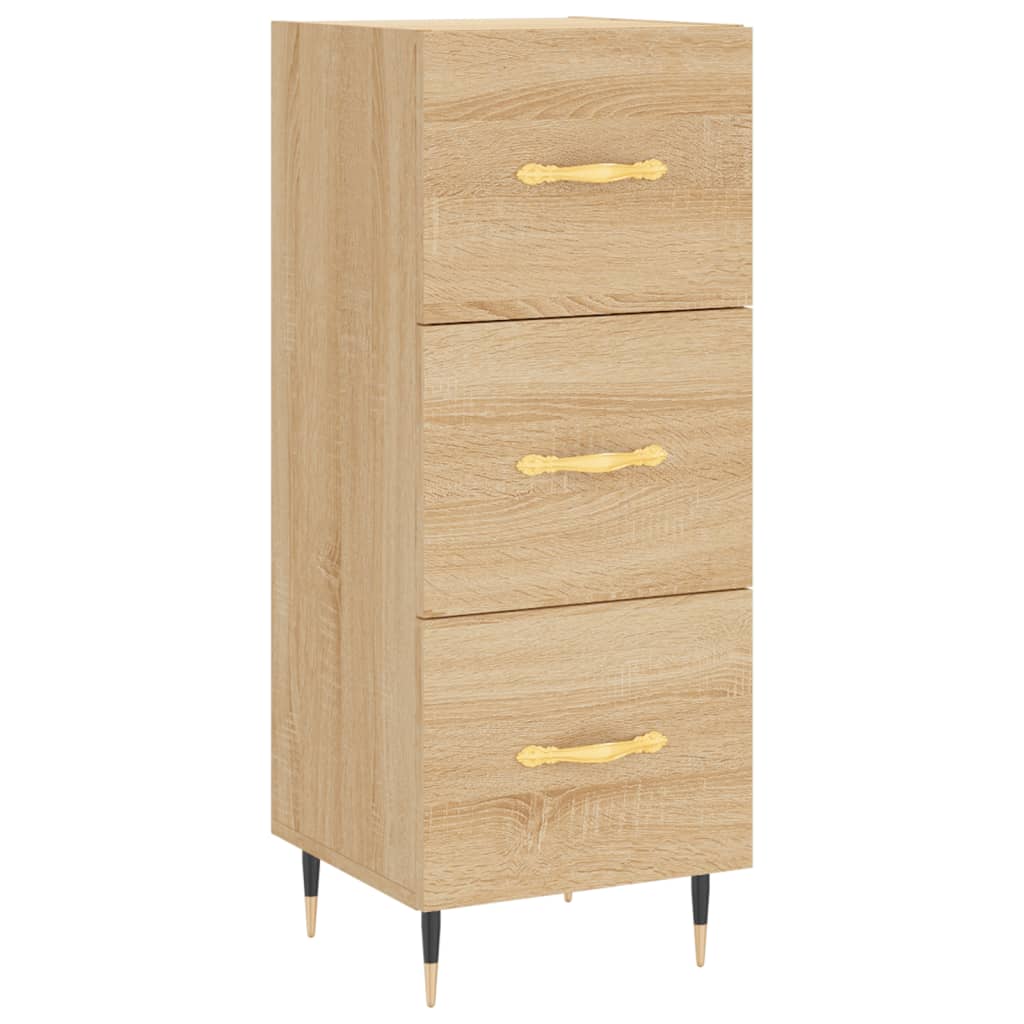 Sideboard Sonoma-Eiche 34,5x34x90 cm Holzwerkstoff