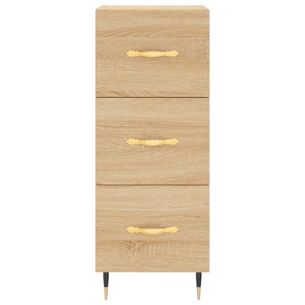 Sideboard Sonoma-Eiche 34,5x34x90 cm Holzwerkstoff