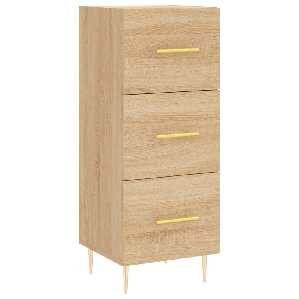 Sideboard Sonoma-Eiche 34,5x34x90 cm Holzwerkstoff