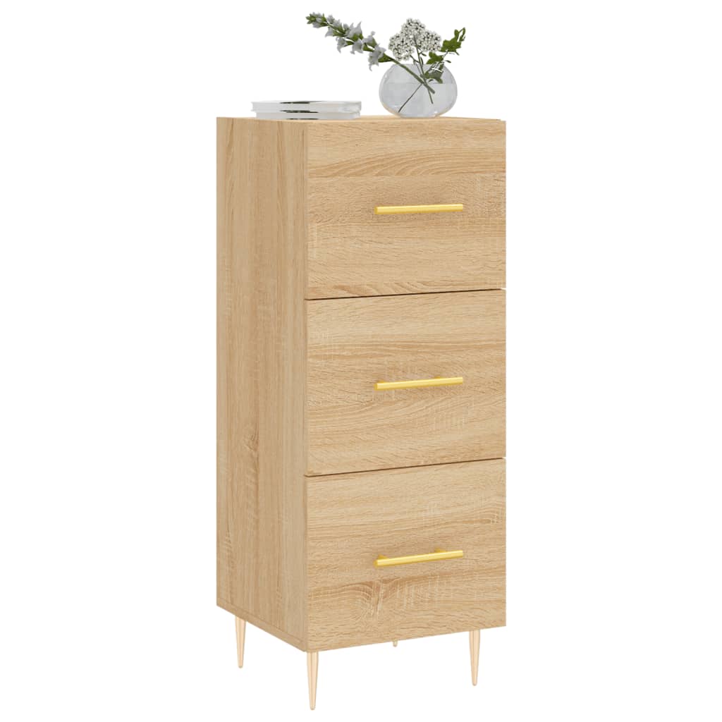 Sideboard Sonoma-Eiche 34,5x34x90 cm Holzwerkstoff