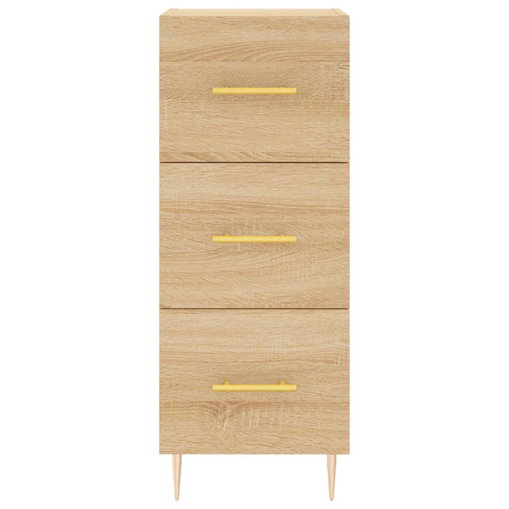 Sideboard Sonoma-Eiche 34,5x34x90 cm Holzwerkstoff