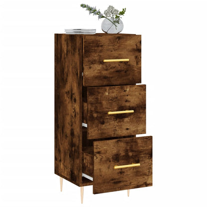 Sideboard Räuchereiche 34,5x34x90 cm Holzwerkstoff