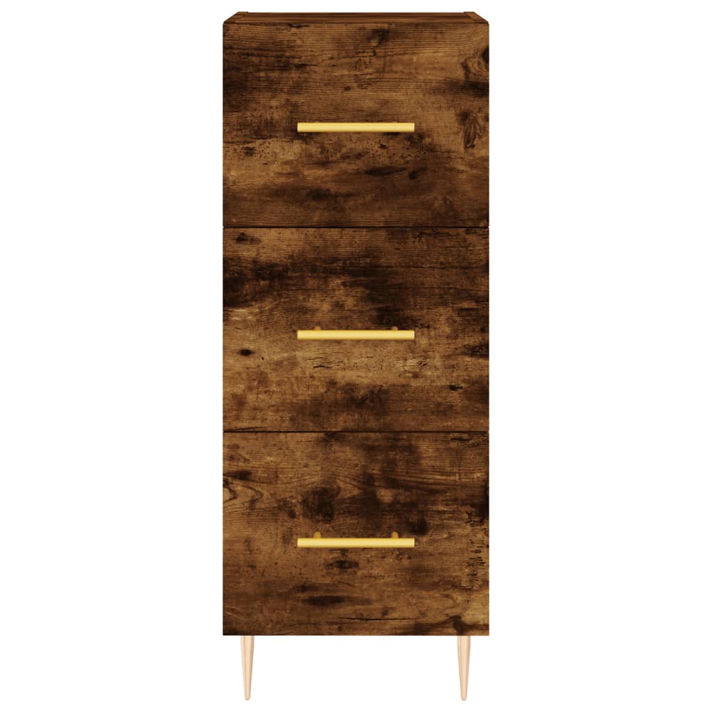 Sideboard Räuchereiche 34,5x34x90 cm Holzwerkstoff