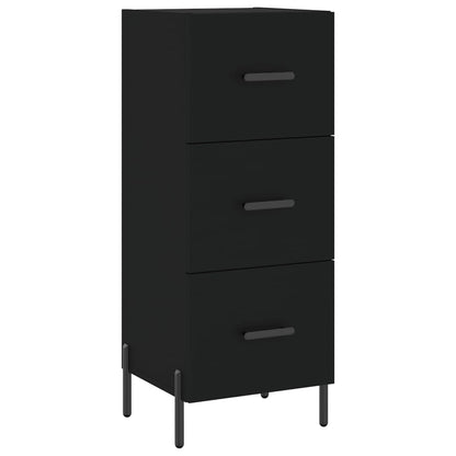 Sideboard Schwarz 34,5x34x90 cm Holzwerkstoff