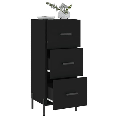 Sideboard Schwarz 34,5x34x90 cm Holzwerkstoff