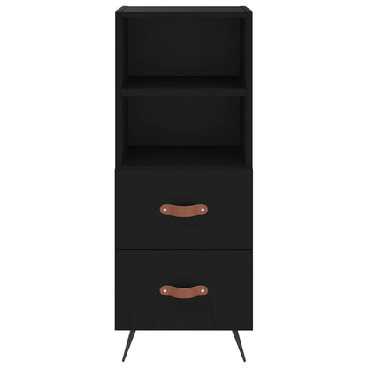 Sideboard Schwarz 34,5x34x90 cm Holzwerkstoff