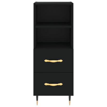 Sideboard Schwarz 34,5x34x90 cm Holzwerkstoff