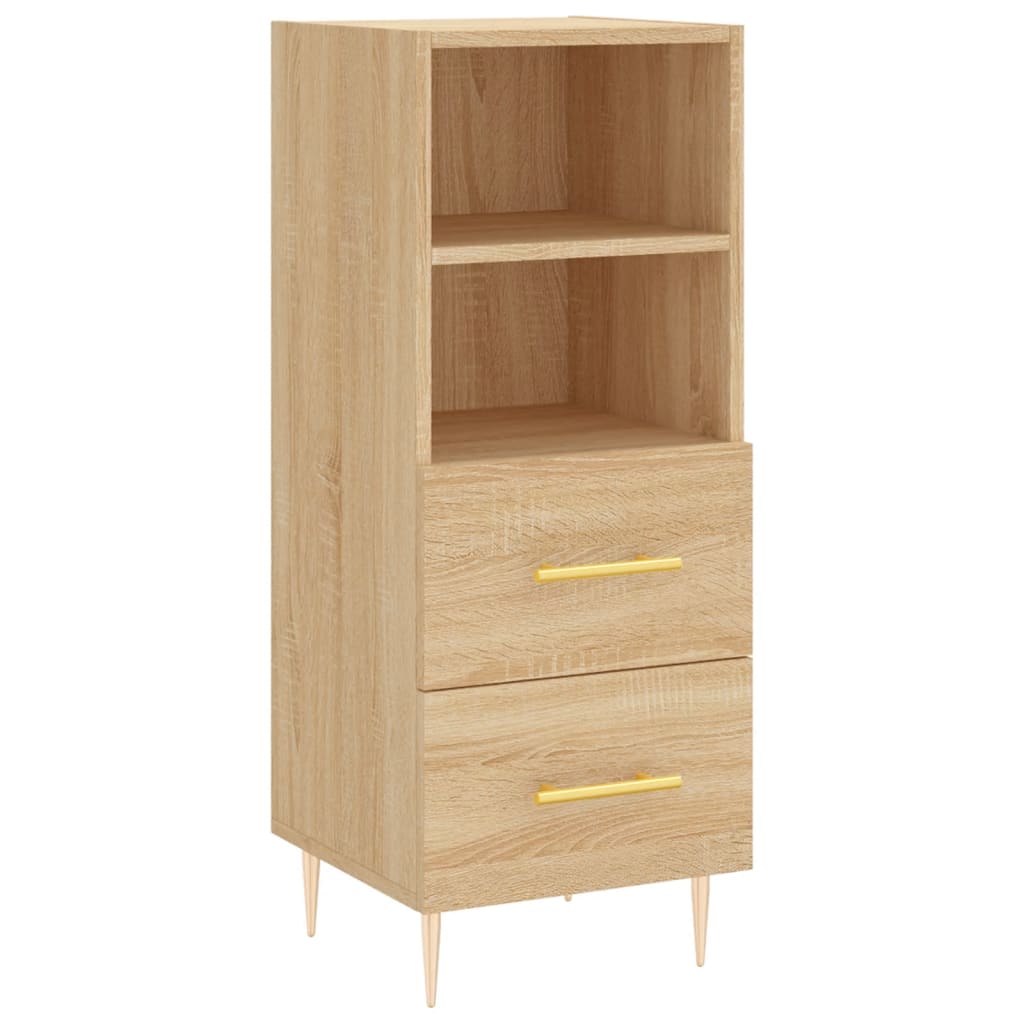 Sideboard Sonoma-Eiche 34,5x34x90 cm Holzwerkstoff