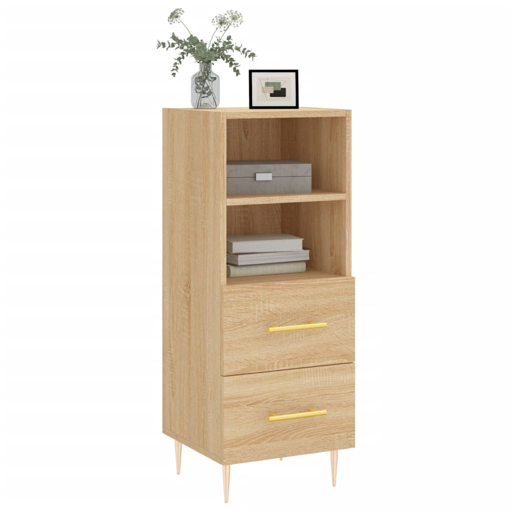 Sideboard Sonoma-Eiche 34,5x34x90 cm Holzwerkstoff