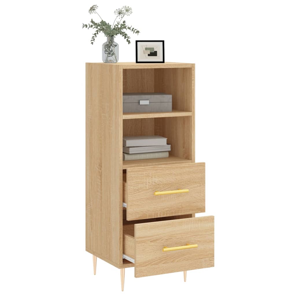 Sideboard Sonoma-Eiche 34,5x34x90 cm Holzwerkstoff