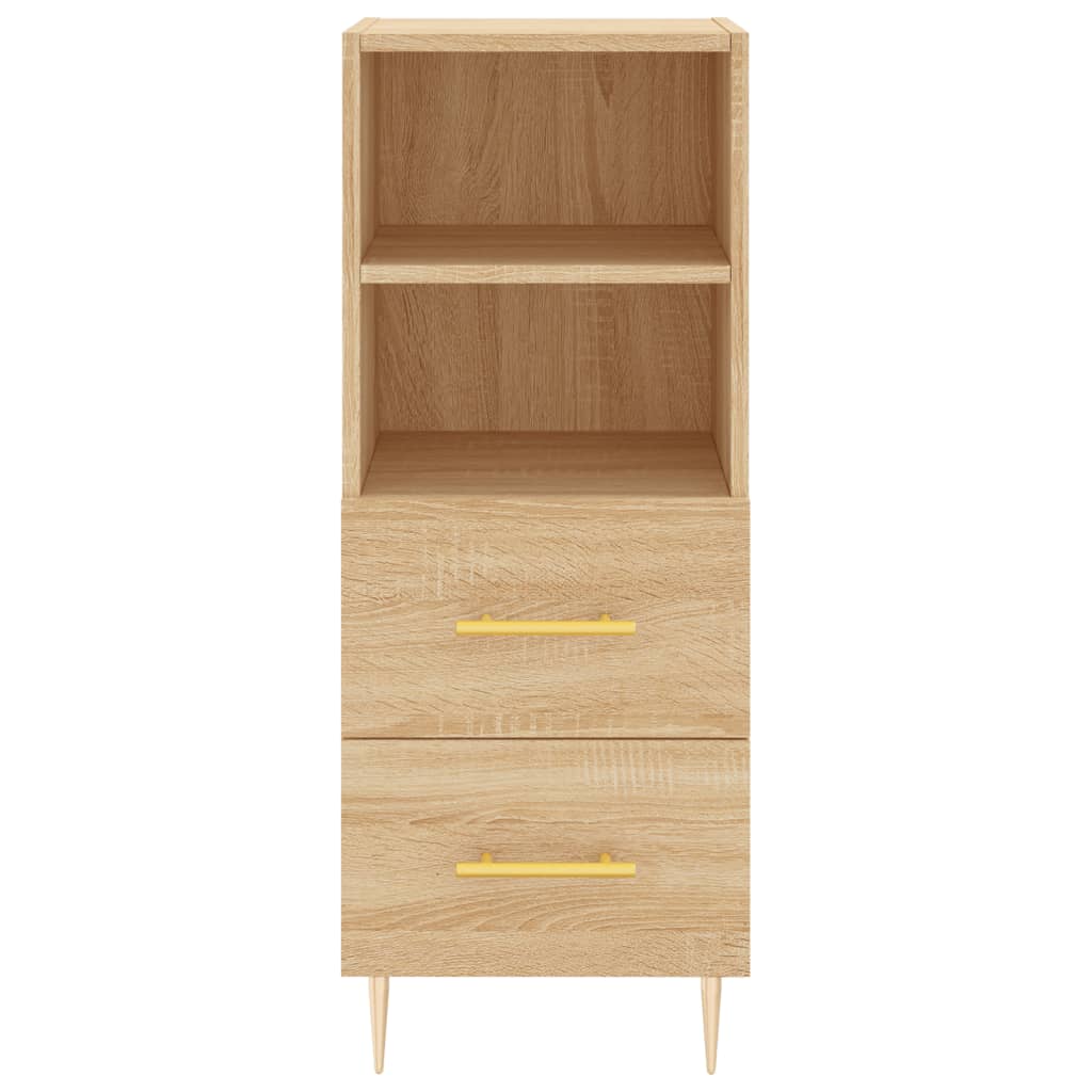 Sideboard Sonoma-Eiche 34,5x34x90 cm Holzwerkstoff