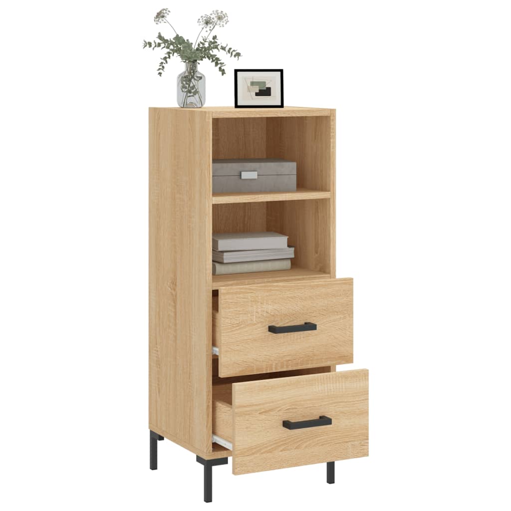 Sideboard Sonoma-Eiche 34,5x34x90 cm Holzwerkstoff