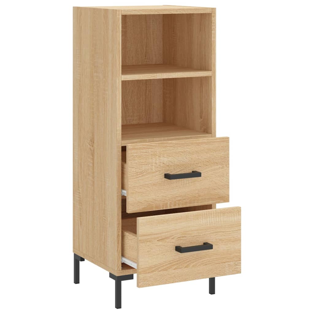 Sideboard Sonoma-Eiche 34,5x34x90 cm Holzwerkstoff