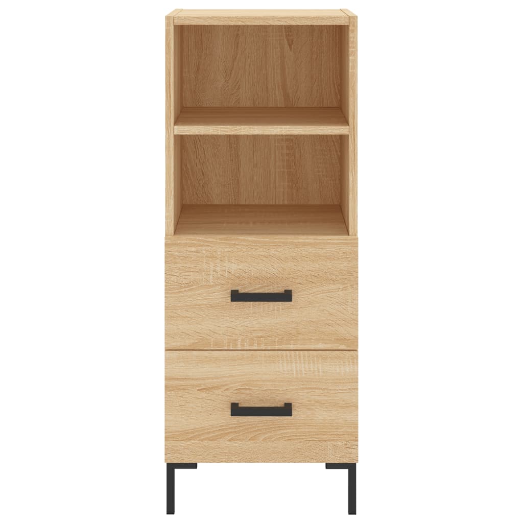 Sideboard Sonoma-Eiche 34,5x34x90 cm Holzwerkstoff