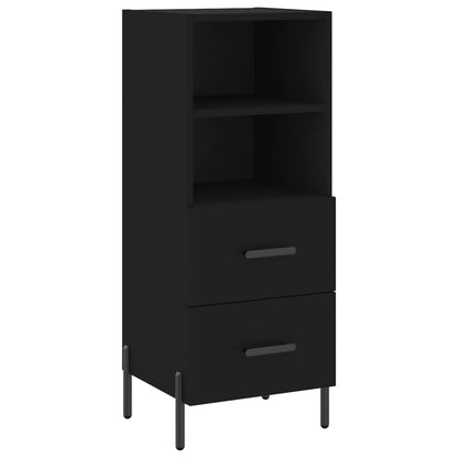 Sideboard Schwarz 34,5x34x90 cm Holzwerkstoff