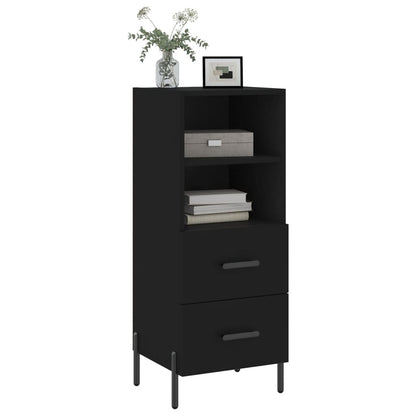 Sideboard Schwarz 34,5x34x90 cm Holzwerkstoff