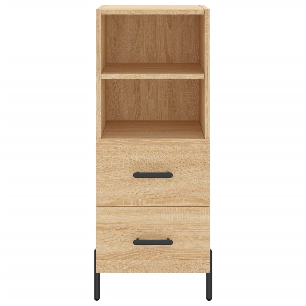 Sideboard Sonoma-Eiche 34,5x34x90 cm Holzwerkstoff