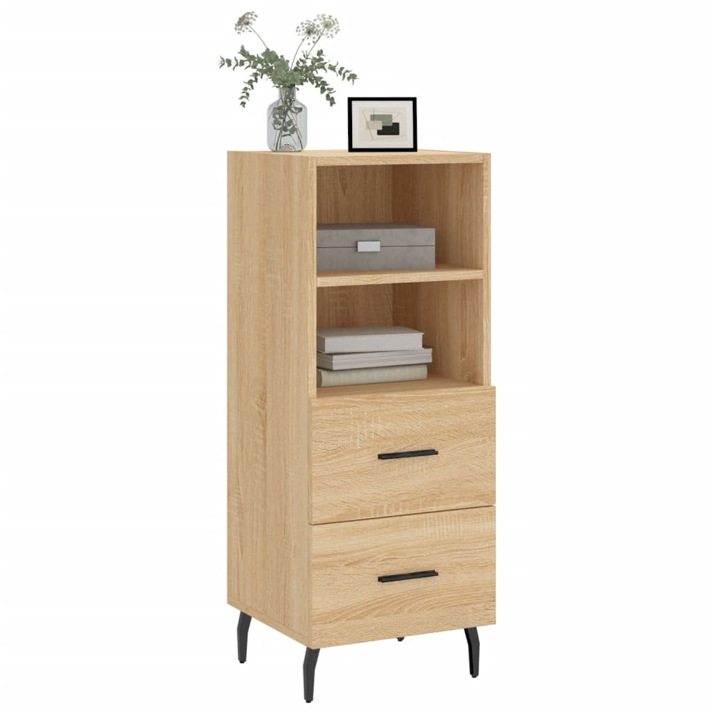 Sideboard Sonoma-Eiche 34,5x34x90 cm Holzwerkstoff