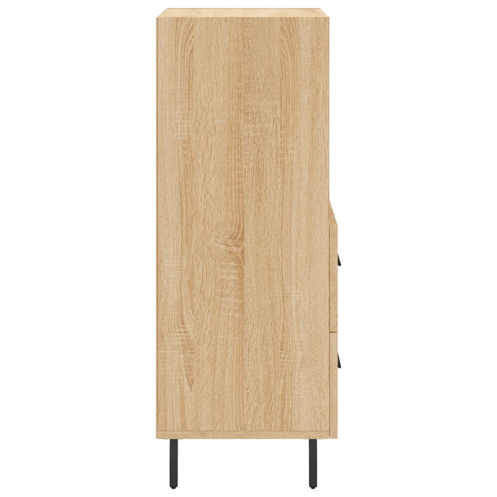 Sideboard Sonoma-Eiche 34,5x34x90 cm Holzwerkstoff