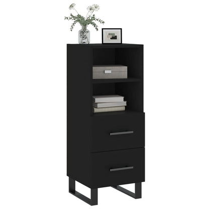 Sideboard Schwarz 34,5x34x90 cm Holzwerkstoff