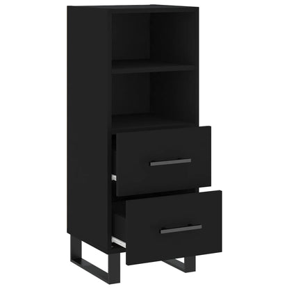 Sideboard Schwarz 34,5x34x90 cm Holzwerkstoff