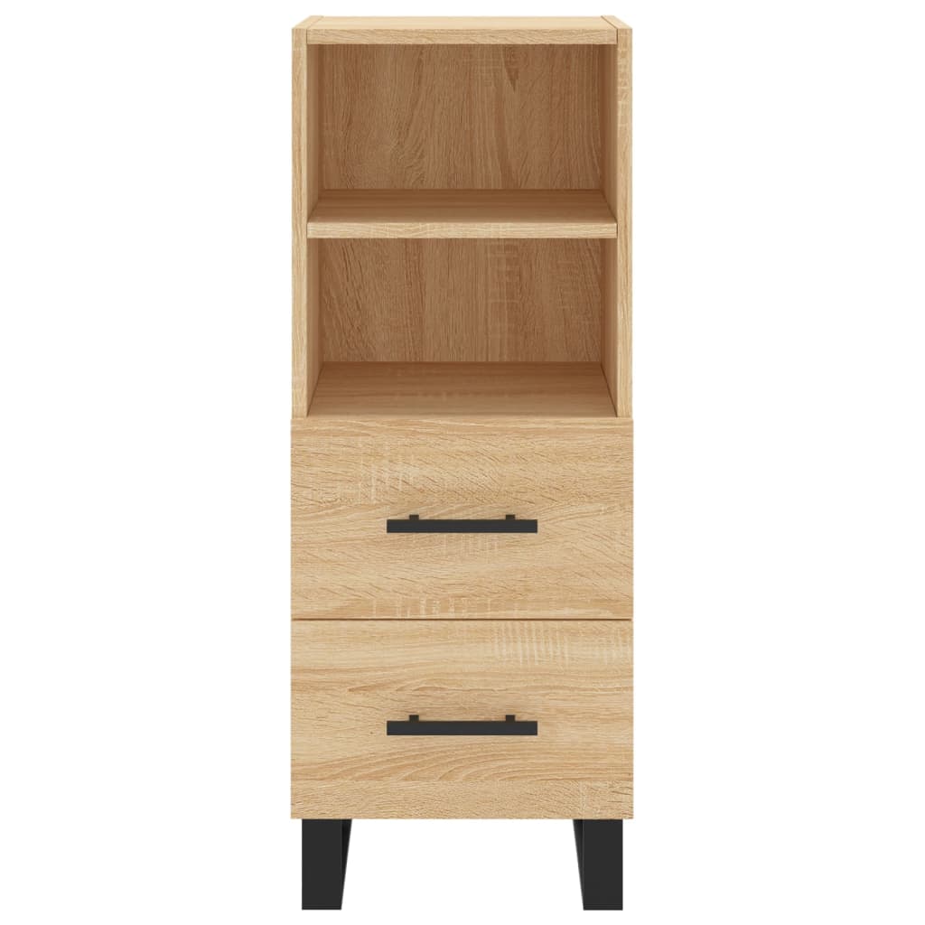 Sideboard Sonoma-Eiche 34,5x34x90 cm Holzwerkstoff