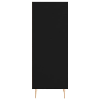 Sideboard Schwarz 34,5x32,5x90 cm Holzwerkstoff