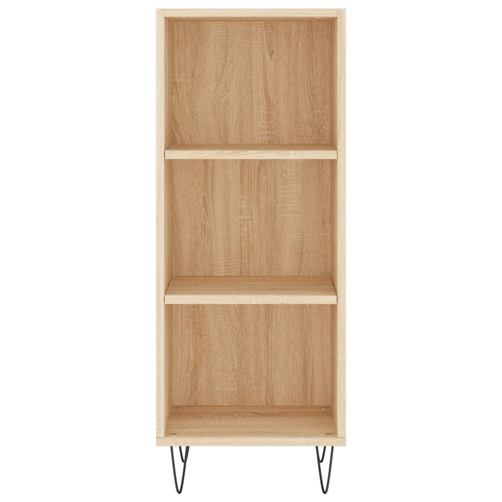 Sideboard Sonoma-Eiche 34,5x32,5x90 cm Holzwerkstoff