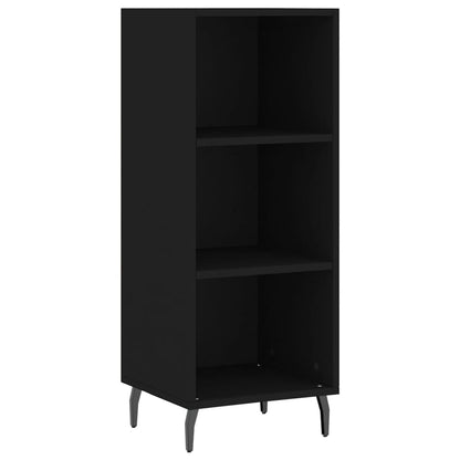 Sideboard Schwarz 34,5x32,5x90 cm Holzwerkstoff