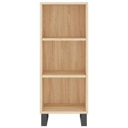 Sideboard Sonoma-Eiche 34,5x32,5x90 cm Holzwerkstoff